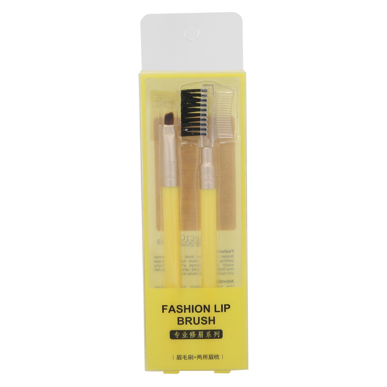 

Professional Eyebrow Brush Comb Set Double Sided Extension Brush Eyebrow Lash Shaper Tool