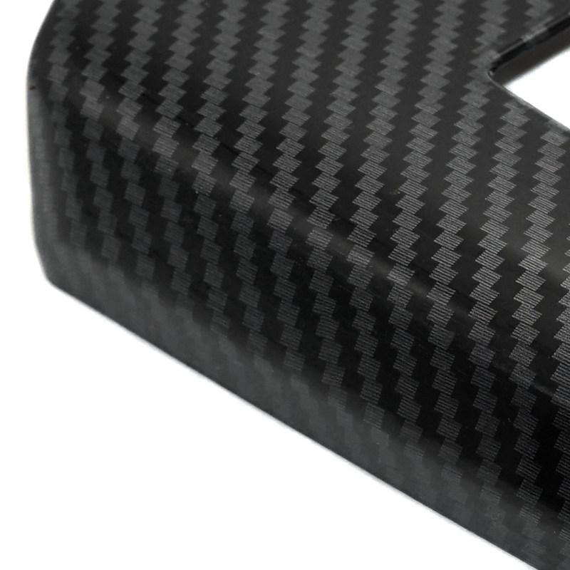 For Honda Civic 10th Gen 2016 2017 2018   Car Carbon Texture Interior 4pcs Door Panel Armrest Cover Protector Trim