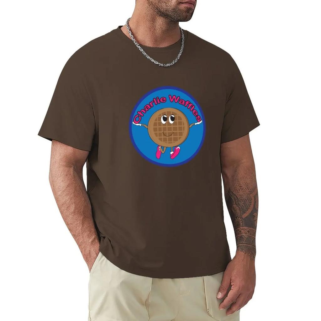 Charlie Waffles TShirt Plus Size Tops Cute Clothes Cute Tops Mens Graphic Tshirts Funny
