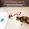 Automatic Smart Cat Toys Fast Rolling Imitate Mouse Tail Dog Cat Training Ball with Bird Sounds Indoor Playing