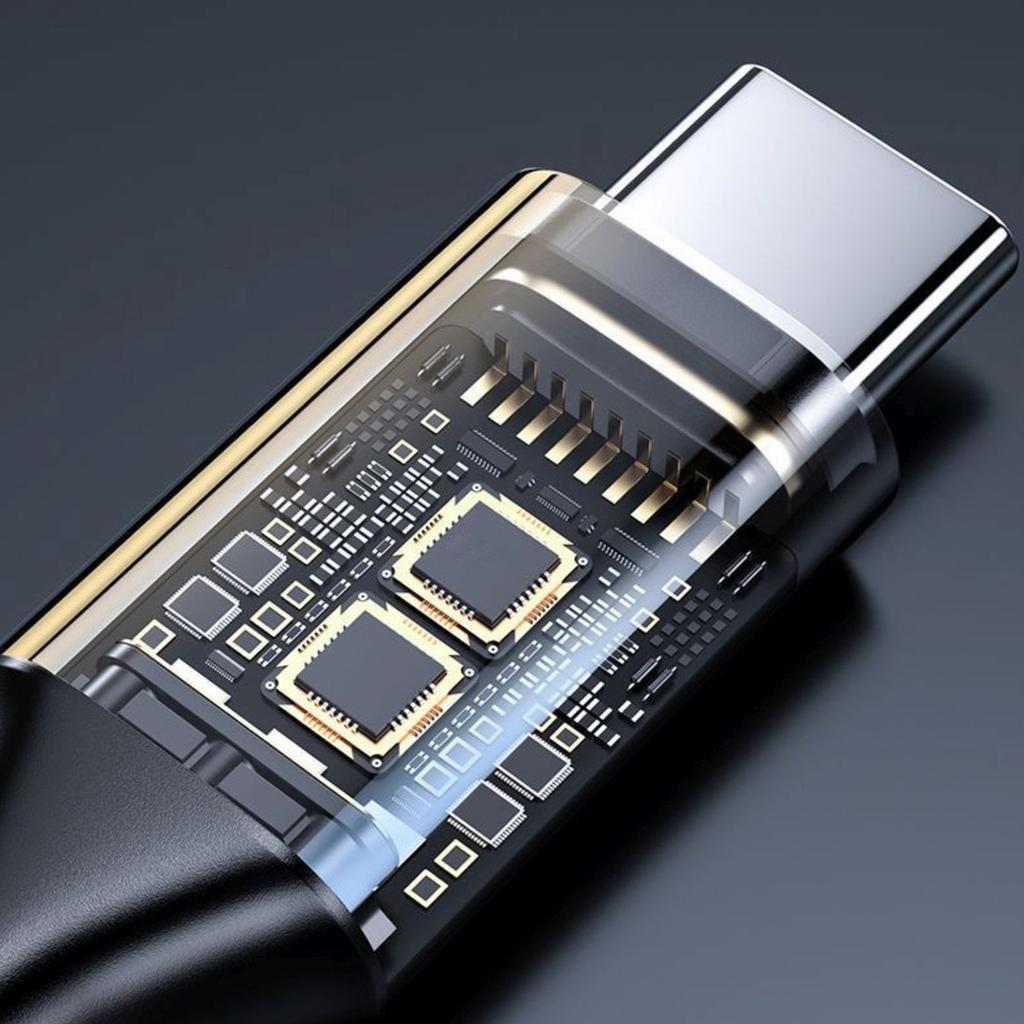 Adapter USB-C auf 3,5-mm-Mini-Klinke - Schwarz