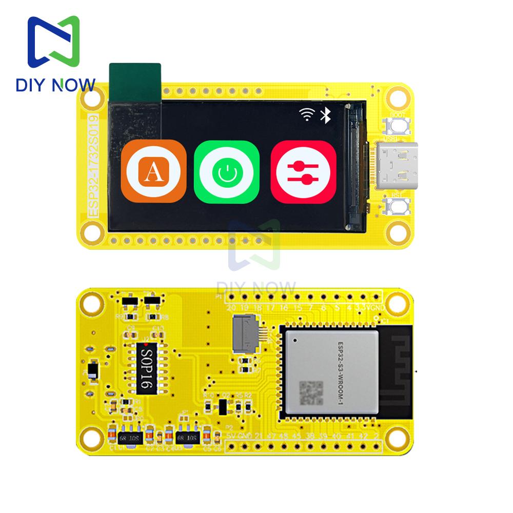 ESP32-S3 Development Board LCD TFT IPS Module WIFI+Bluetooth 8M PSRAM 16M Flash Type-C Interface ESP32 Development Board
