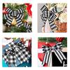 Durable Polyester Christmas Ribbon Strips For DIY Crafts Gift Packaging Tree Decorations Classical Black White Design