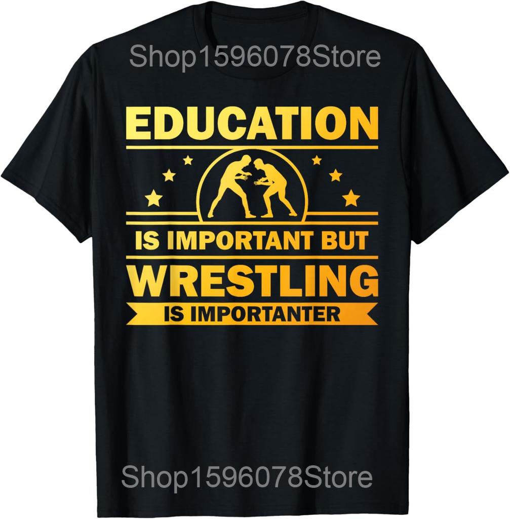 Just A Girl Who Loves Wrestling Girl Wrestle Wrestler T-Shirt Cotton Streetwear Tee Shirt Short Sleeve Unisex Loose Clothing