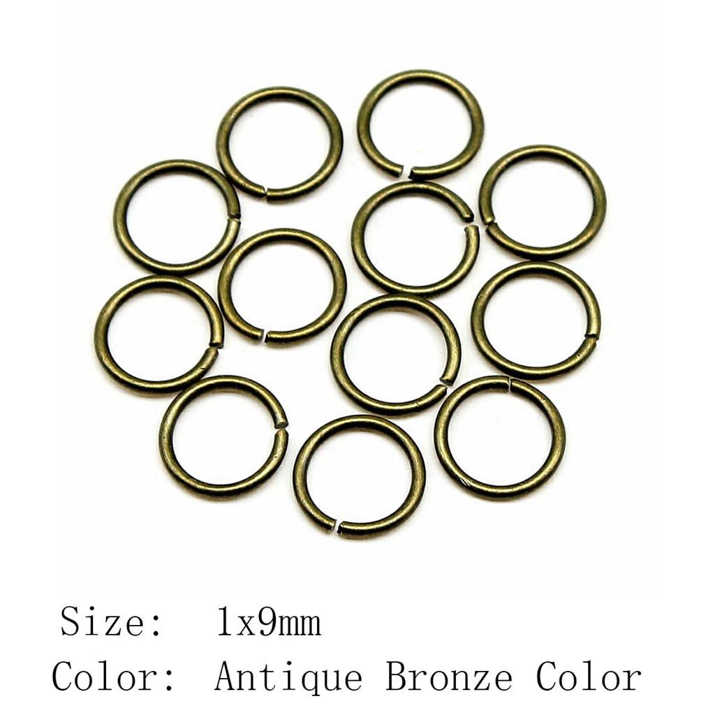 Father's Day Jewelry Materials Split Rings 5 Colors 9 Sizes Accessories Parts Women's Clothing Accessories For Women