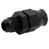 Ac29-Black Anodized Aluminum AN6 Male To AN6 Male Straight Connector 3/8" Tube Hose Fitting Adapter