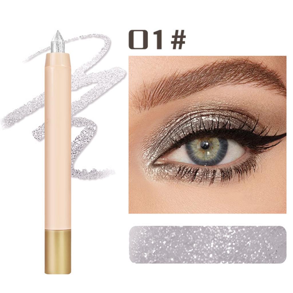 1 ks Vodotěsná tyčinka na oční stíny Hladký krémový třpyt Nemastná Dlouhotrvající tužka na oční stíny Tyčinka rozjasňovače Make-up Krása Nástroj