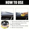 Universal Car Interior and Exterior Repair Paste - PVC Matrix Scratch and Paint Repair Agent, Tire Gloss Agent, Seat Polisher,