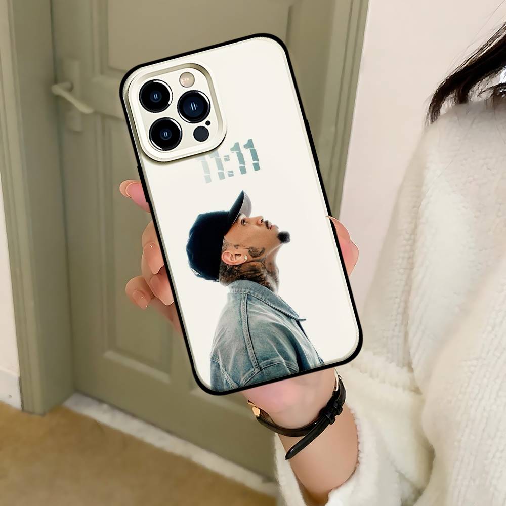 CB-Chris Brown-A Phone Case Black That Fits For IPhone 17,16,15,11,13,14 Pro Max,Plus,X,Xr,Xs Max,13Mini