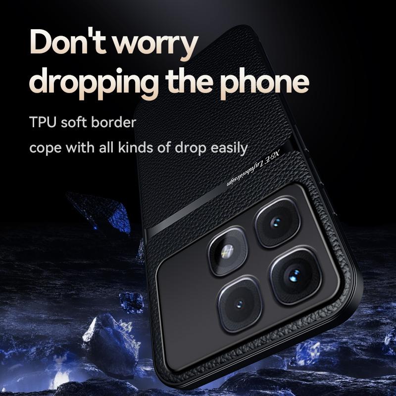 For Xiaomi Redmi K70 Ultra 5G Case Luxury Magnetic Car Holder Leather Phone Case For Redmi K70 Ultra 6.67" 2024 Soft Back Cover