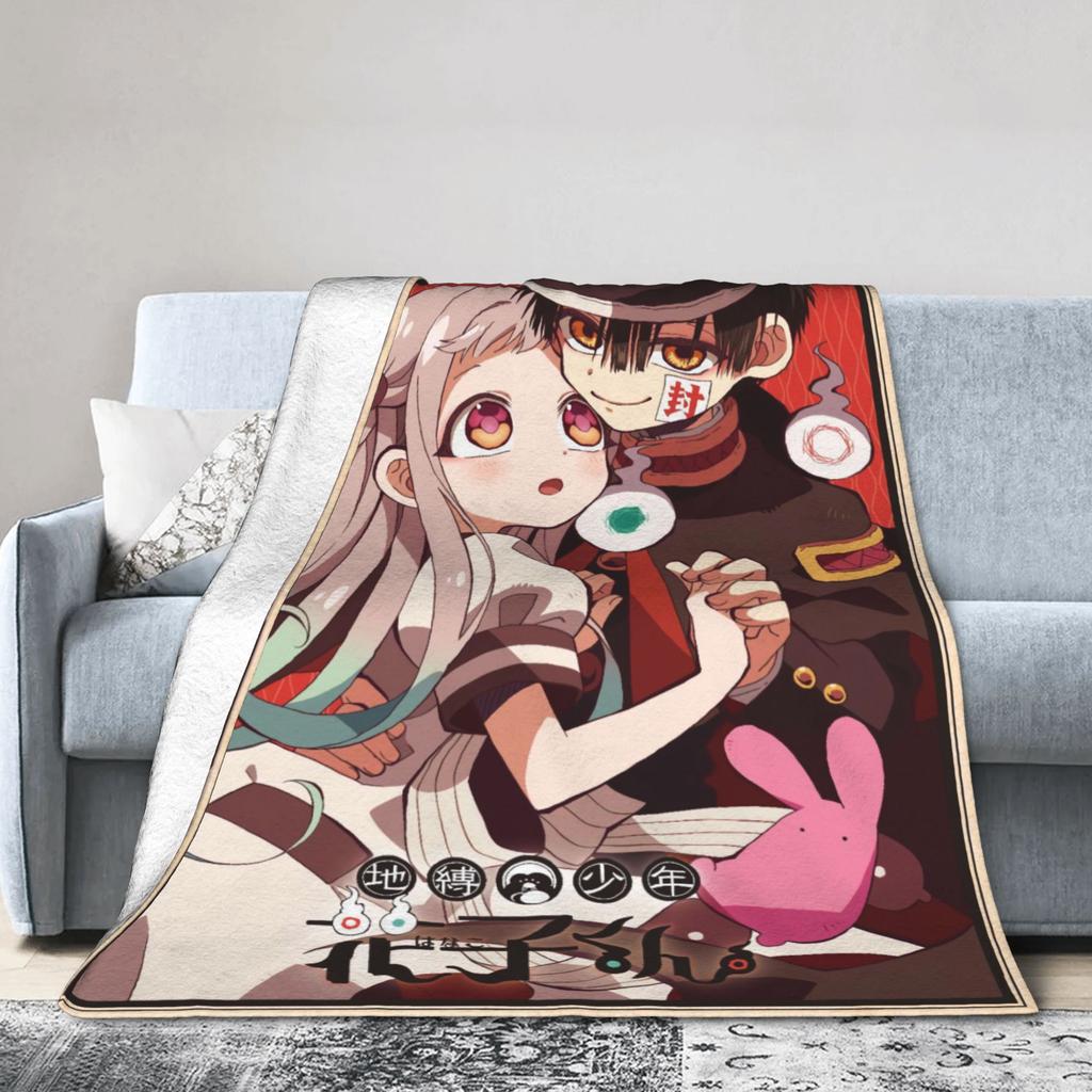 Hanakos X Yashiro Super Warm Blanket Kids Plush Throw Blanket Novelty Bedroom Flannel Bedspread Sofa Bed Cover