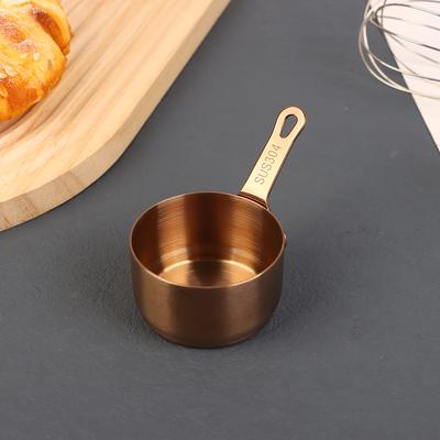 Mini Sauce Pan Non-Stick Milk Cup With Long Handle Kitchen Gravy Boats Steak Sauce Cup Stainless Steel Heat-resistant Stockpots