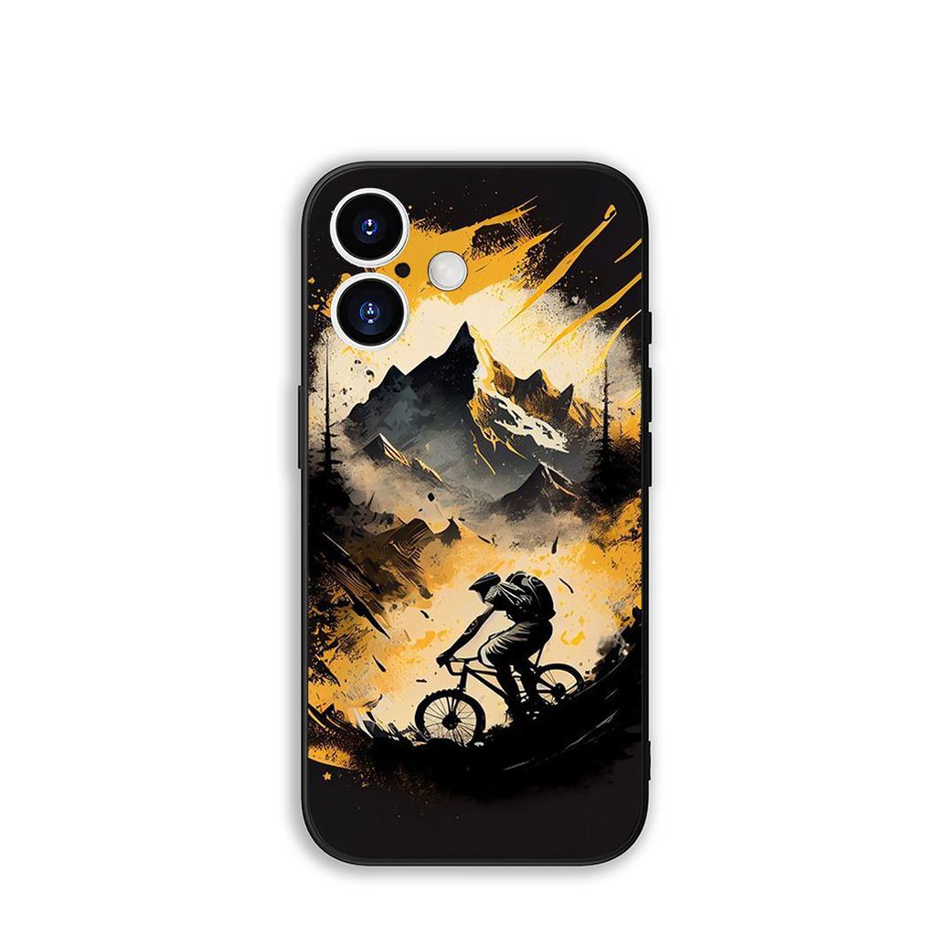 for Samsung Galaxy A55 A56 A25 A36 A54 S8 S9 S21 S20 FE A53 A13 A12 A14 A33 A70 A71 A51 A21S Case Mountain Bike Cycling art