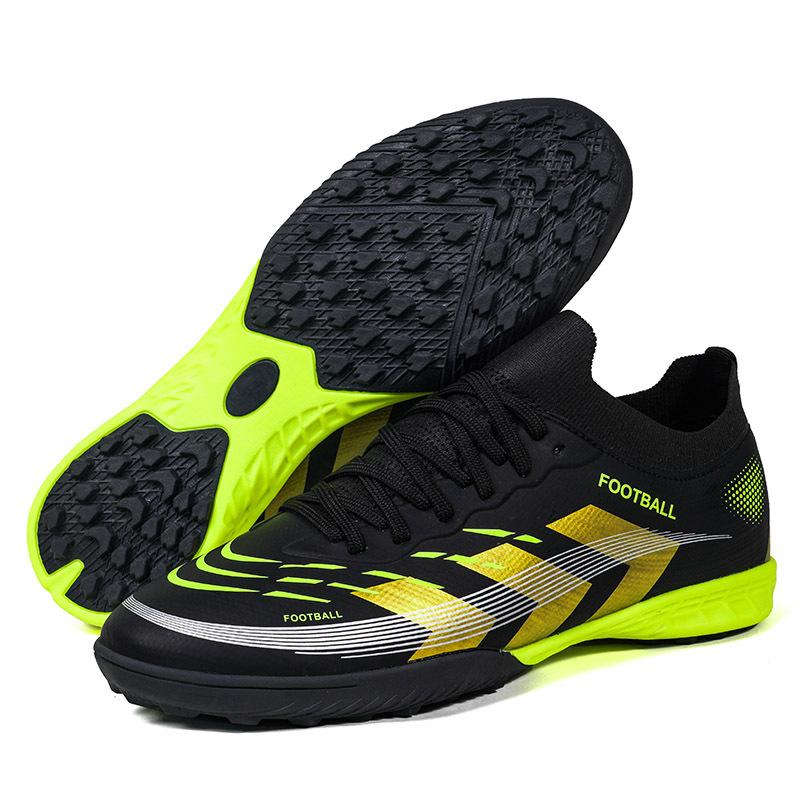 

Новые детские футбольные бутсы Месси Студенческие FG длинные шипы TF шипы-сороконожки Цзиньцзян тренировочная обувь Женская Путянь волосы 45