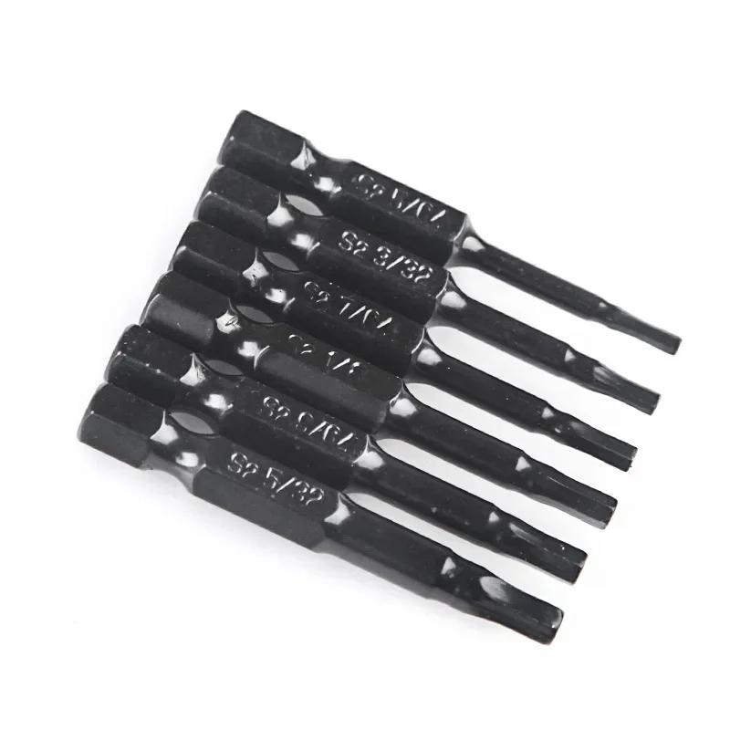 Screwdriver Head Multi-standard Wear-resistant and Durable Inch Size Hexagonal Head S2 Alloy Steel