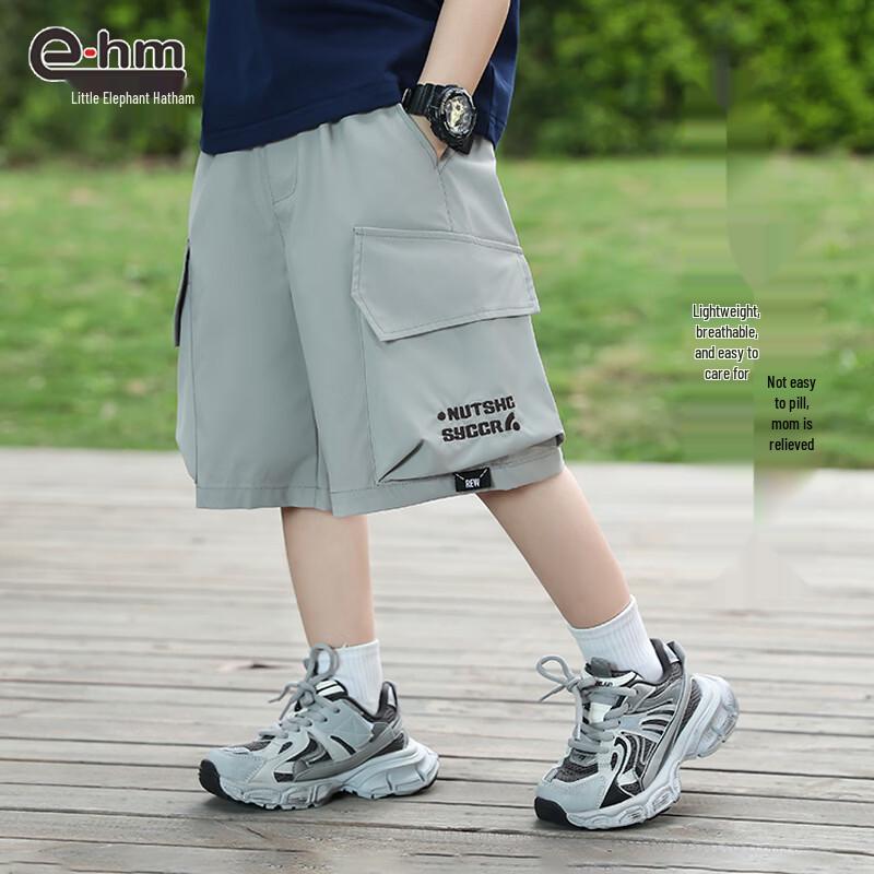 Boys' Summer Casual Cargo Knee-Length Shorts