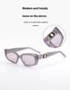2025 New UV400 Anti UV Cat Eye Sunglasses Personalized Board Large Frame European and American Trendy Sunglasses