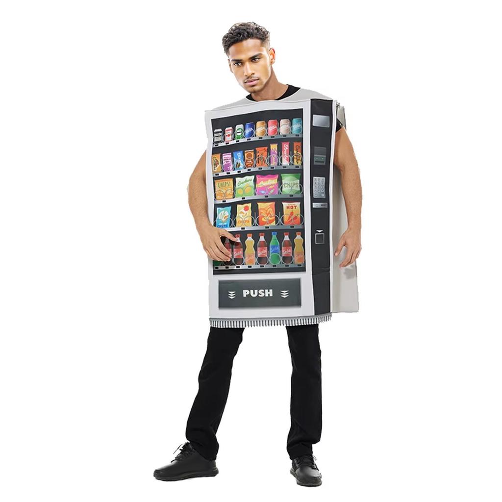 Vending Machine Costume Halloween Props Dress up Fancy for Masquerade