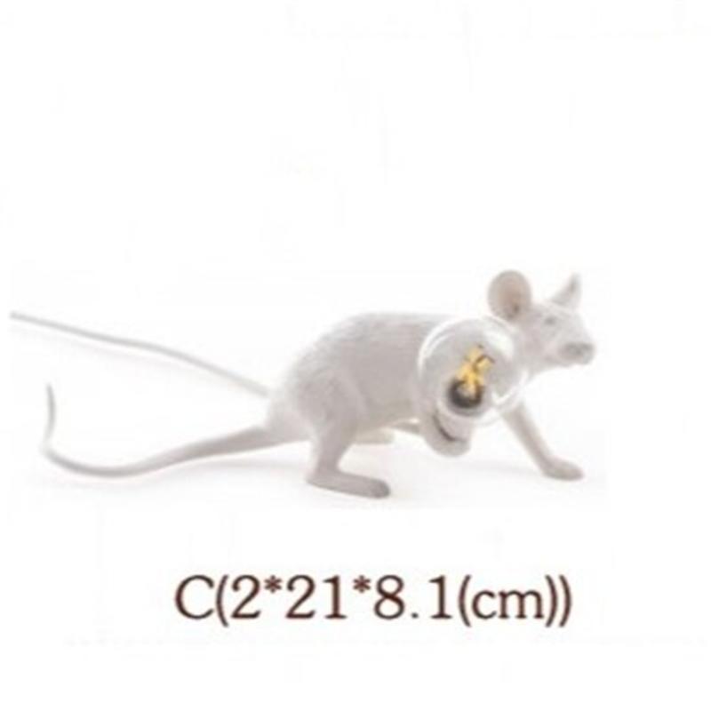 1 pc Italy Designer Mouse Table Resin Table Lamps Bedroom Decorative Floor