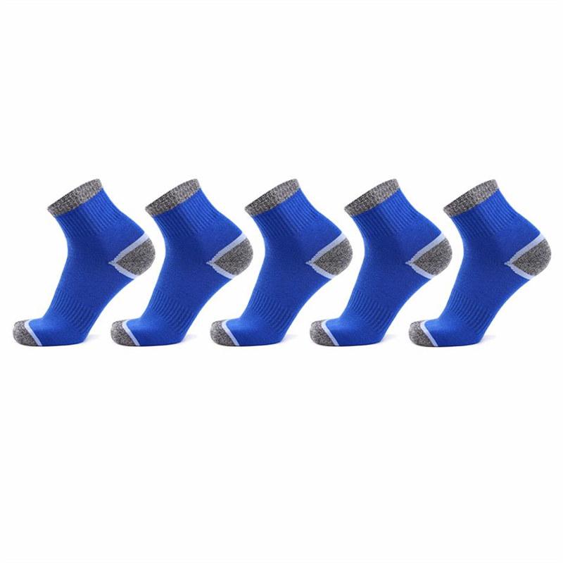 5 Pairs Cotton Men's Socks Casual Breathable Socks Durable Walking Hiking Crew Sock for Man Men Male Outdoor Sports Socks