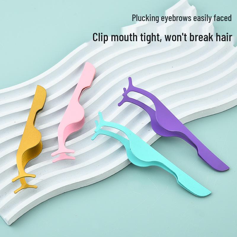 Wimpernapplikator und Wimpernzangen-Set aus Edelstahl