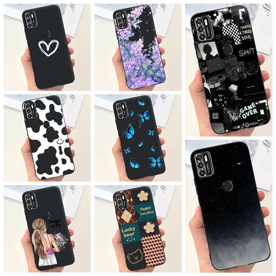 Per Custodia Telefono ZTE Blade A7020 Copertura Posteriore ZTE Blade A7s 2020 Guscio Paraurti Morbido in Silicone Liquido Moda Donna Cielo Stellato Funda Capa