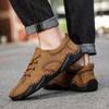 Handmade Leather Casual Men Shoes Design Sneakers Men Comfortable Leather Men Loafers Hot Sale Moccasins Driving Shoes Plus Size