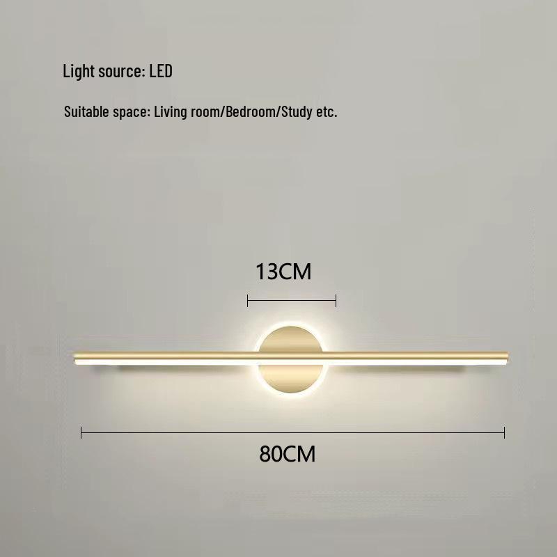Modern Minimalist LED Wall and Vanity Light for Bath, Bedroom, or Dressing Table