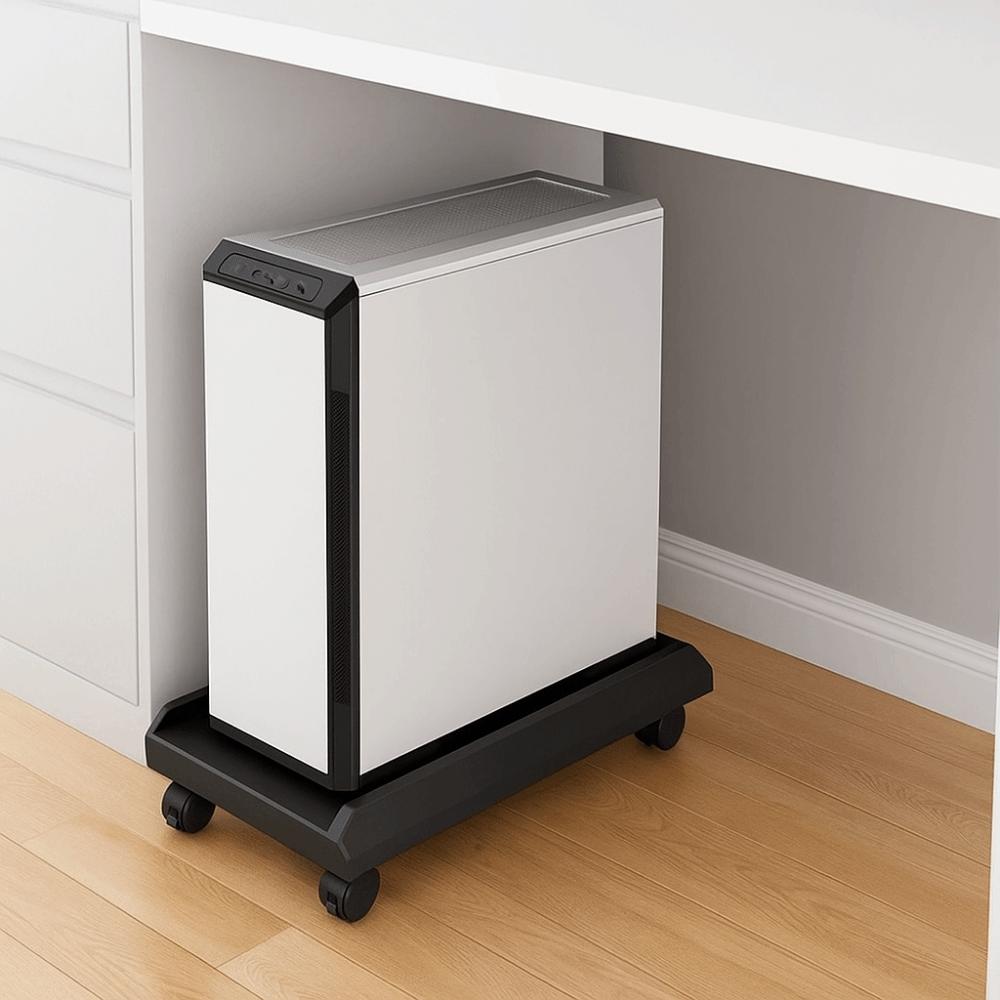 Adjustable Ventilated PC Rack Heavy-Duty Computer Tower Stand Under Desk CPU Holder  for Home