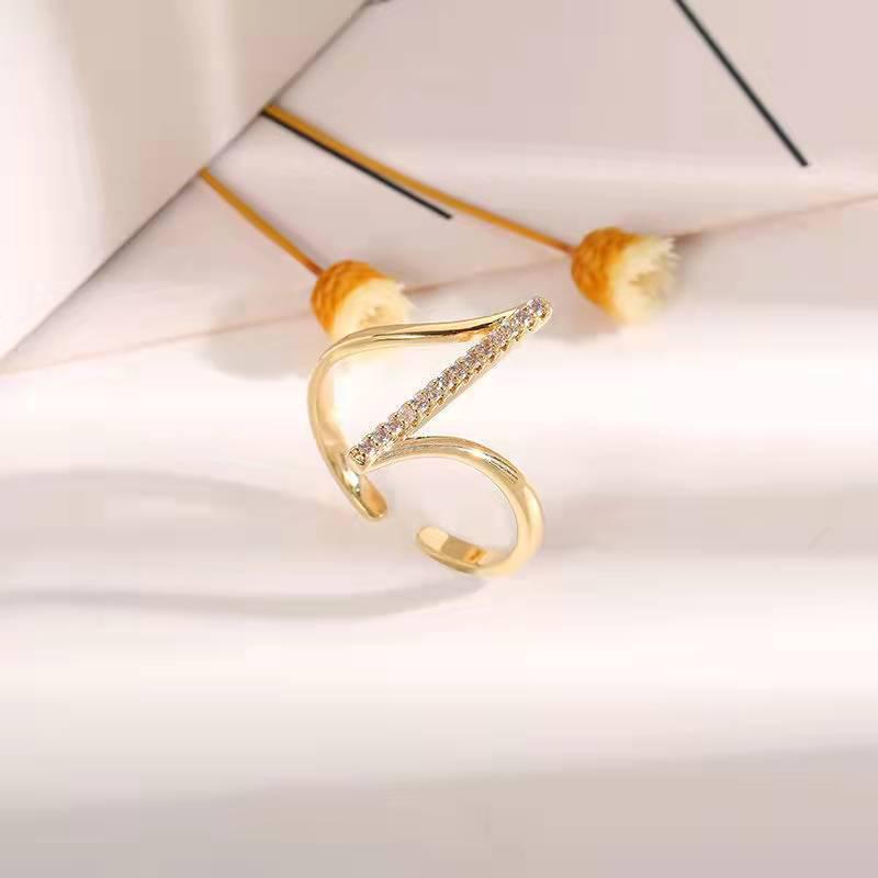 Trendy Women's French-Style Index Finger Ring: Chic Korean Fashion, Cool & Indifferent Personality Jewelry