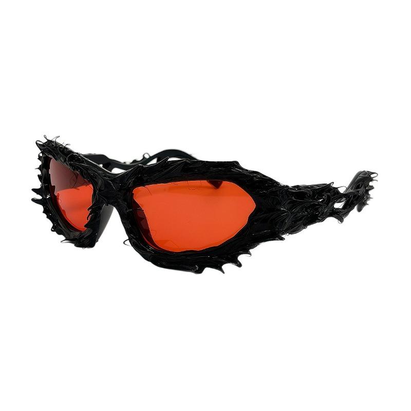 

Futuristic Personality Punk Y2K Sunglasses Women European and American Party Hip Hop Sunglasses Epoxy Special-shaped Sunglasses Men