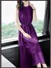 Elegant Waist-Cinching Sleeveless Chiffon Dress - Summer 2026 Collection
