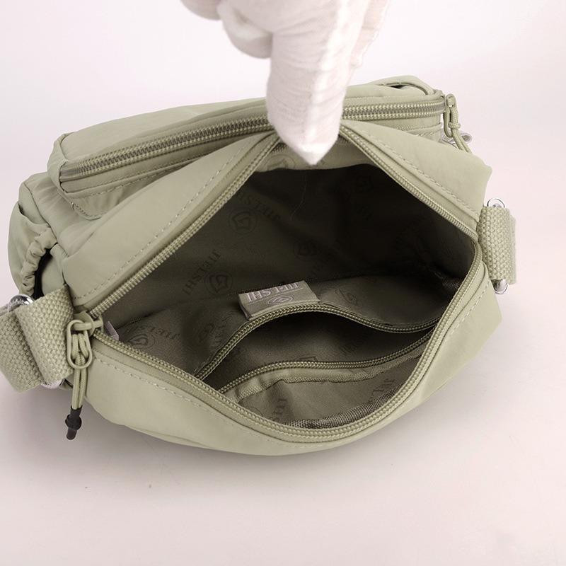 Nylon Cloth Bag Summer New Women's Bag Fashion Multi-layer Women's Casual Mother Bag Shoulder Messenger Bag