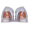 1 Pair Wing Mirror Indicator Light Cover Side Mirror Indicator Lamp Lens Replacement for Iveco Daily 2006‑2012