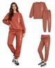 Women' Tracksuit Set Youth Warm Fluff Tracksuit Manufacturer Dark Powder