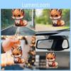 Cute Acrylic Fox Car Interior Decoration Hanging Pendant Charming Gift For Fox Lovers