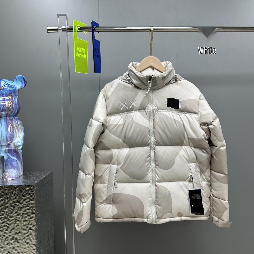 

Beijia XX 1996 Nuptse White Duck Down Jacket - 2026 Autumn/Winter Collection Large білий