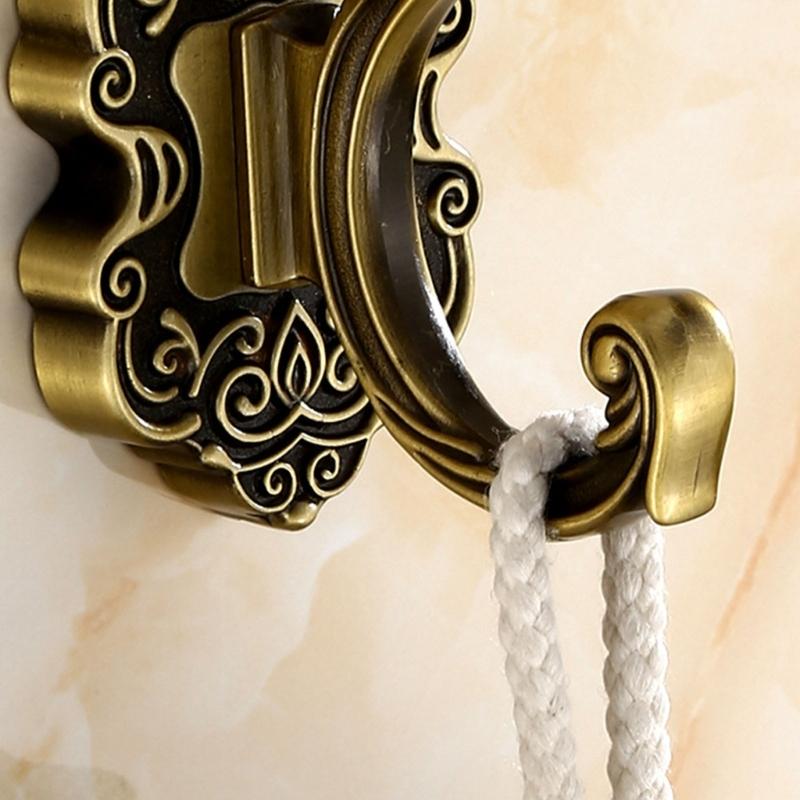 Nordic Styles Without Drilling Over Door Hook Alloy Rustproof Hanger for Coat Bags Towels Bathroom Storage