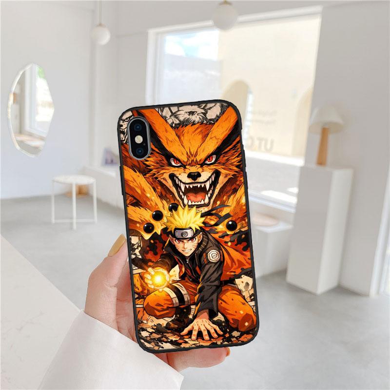 PP45 NARUTO Soft Shell Phone Case for iPhone SE X XS XR 11 16E 17 Pro Max Air 8 7 6 6s Plus