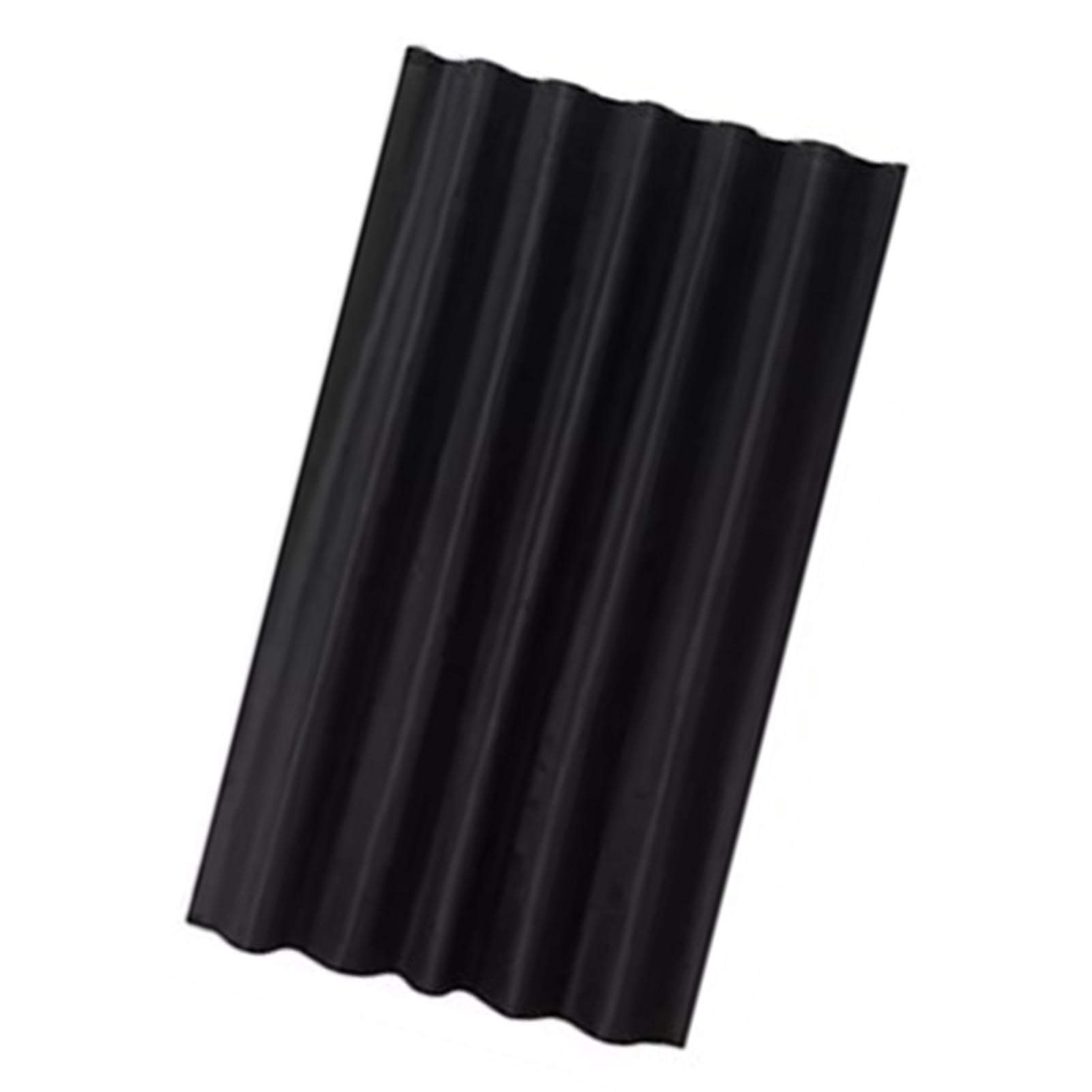 

Чисто черный занавес для душа Утолщенный водонепроницаемый полиэстеровый занавес для душа для ванной 200x200см