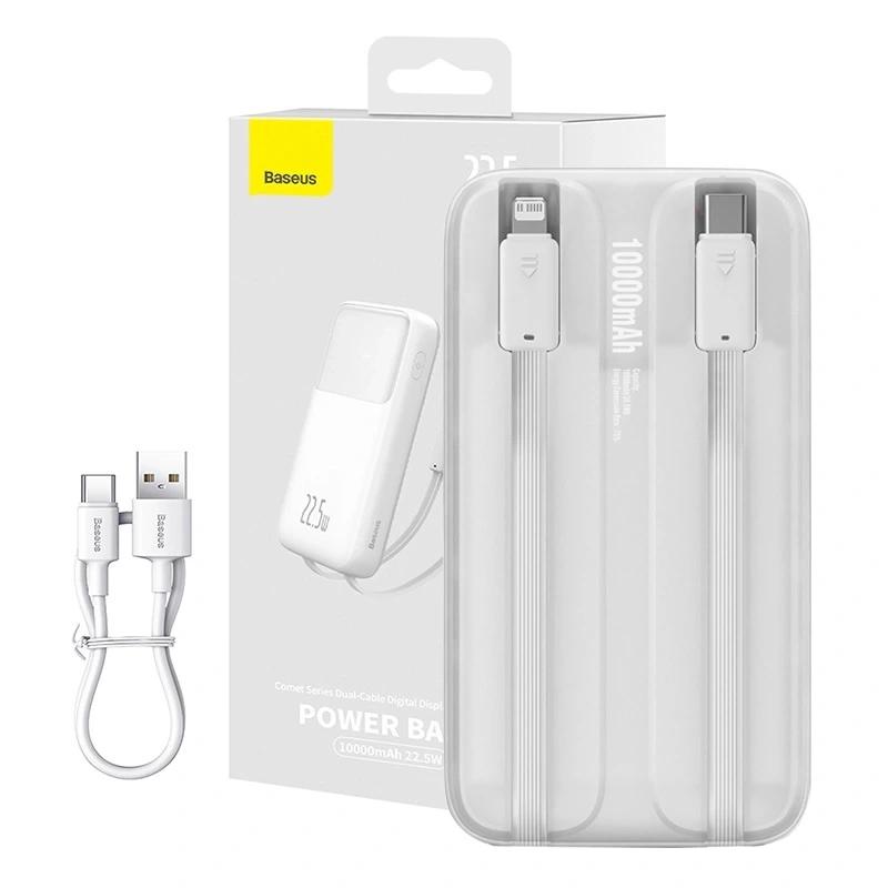 Powerbank Baseus Comet 10000Mah 22.5W (Biały)