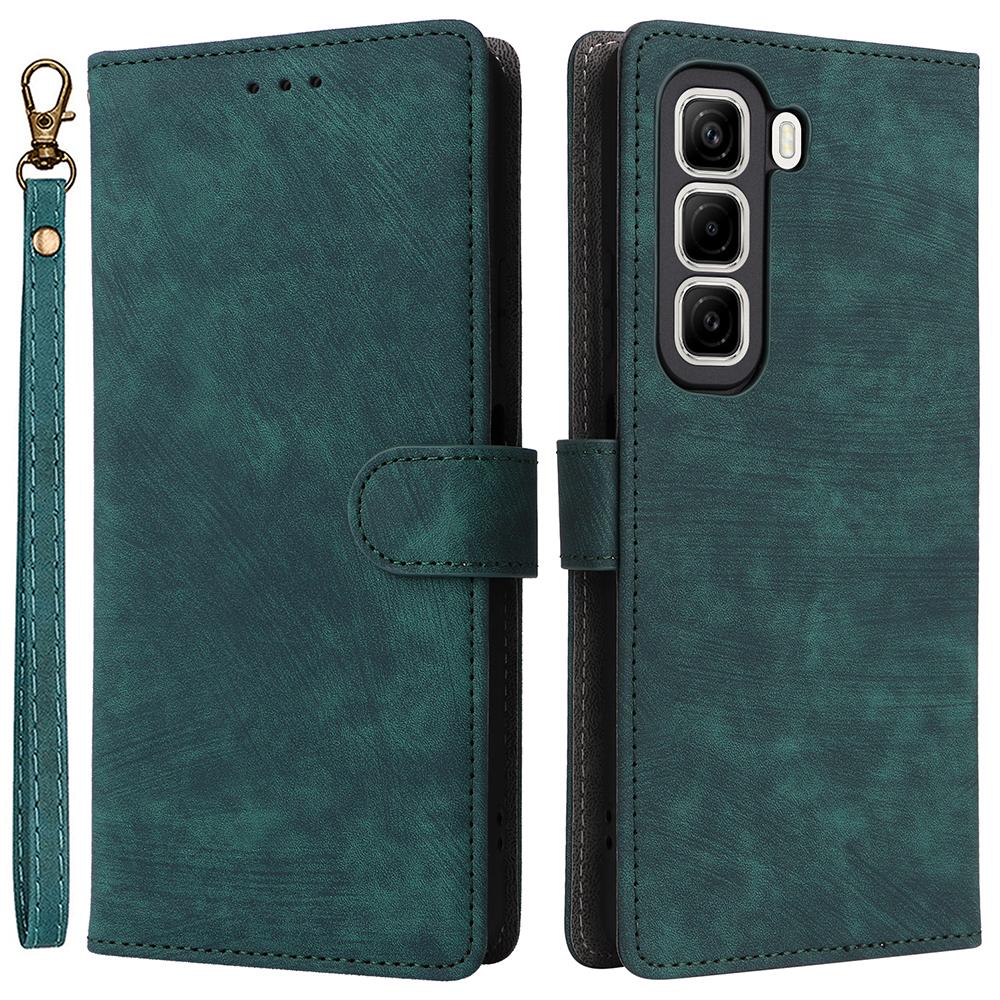 For Infinix Hot 50 5G X6720 Wallet Case RFID Blocking PU Leather Cover Stand View