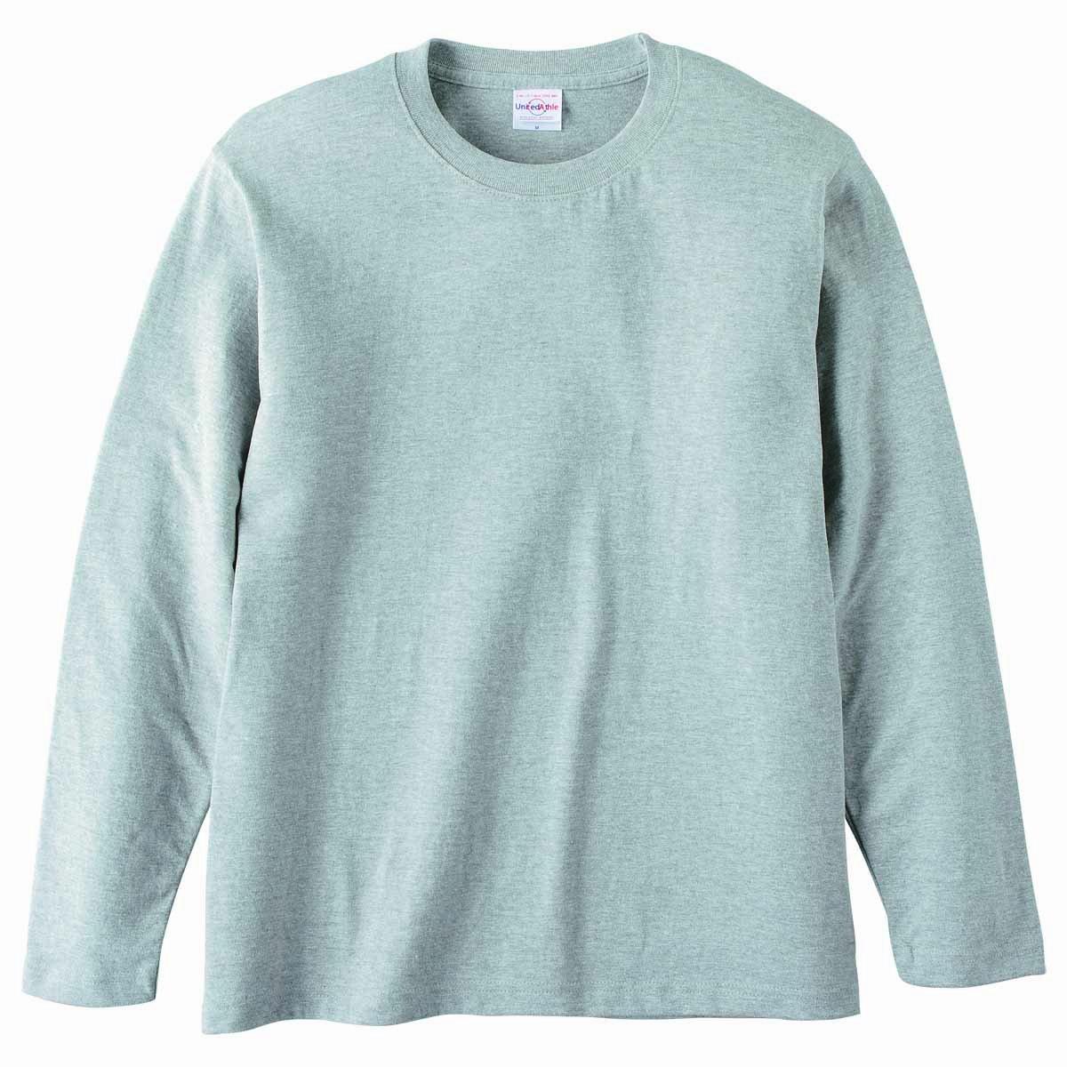 

United Athle oz Long Sleeve Mixed Size L 5.6 T-Shirt, Gray, (501001)