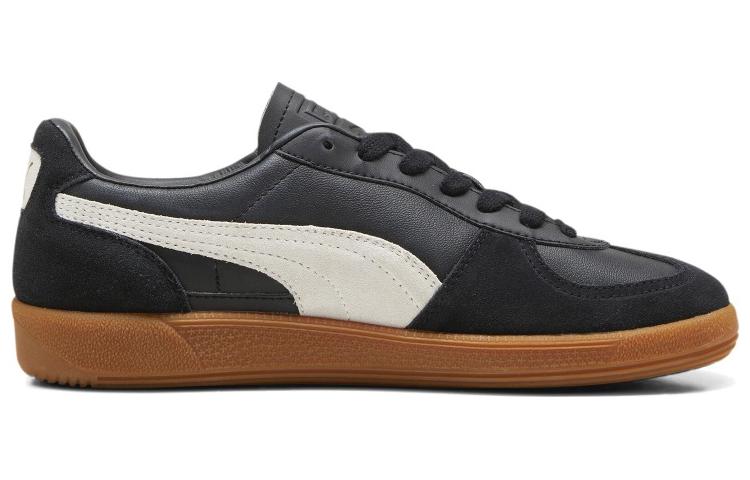 PUMA Palermo Leather Black Feather Grey Gum 396464-03