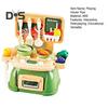 Kids Kitchen Play Set with 30Pcs Pretend Toys Role-playing Kitchen Set Develop Hands-On Skills Cooking Simulation Toys for Kids