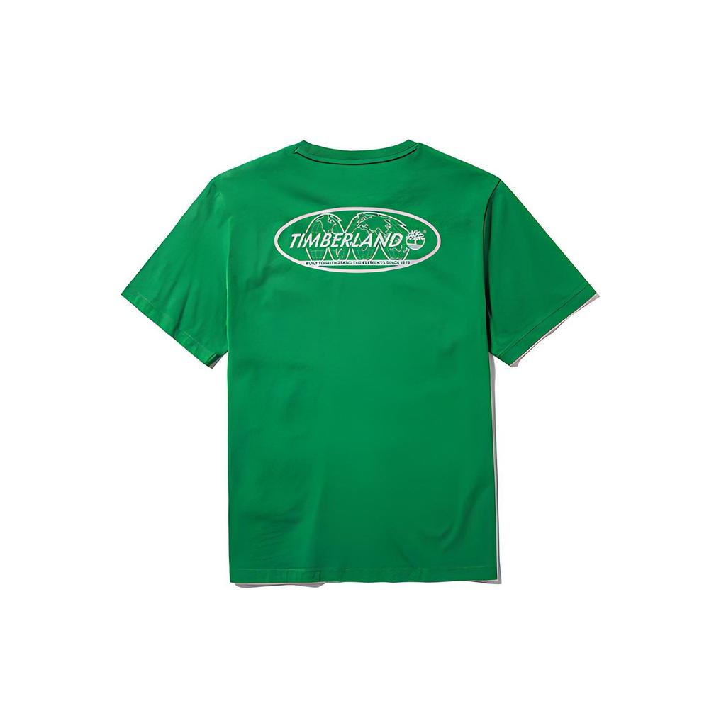 Timberland Casual Breathable Short Sleeve T-Shirt Unisex Tops Light-Green A4195-380