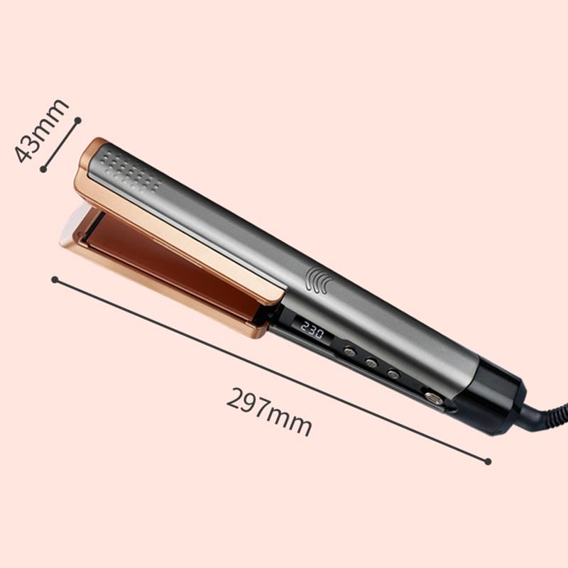 Cross-border Negative Ion Ceramic Coating Curling Iron Electric Heating Comb with Multi-Gear Thermostat Source Factory