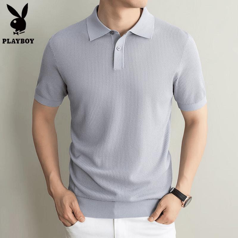 

PLAYBOY Men s Thin Knit Polo Shirt 56/125