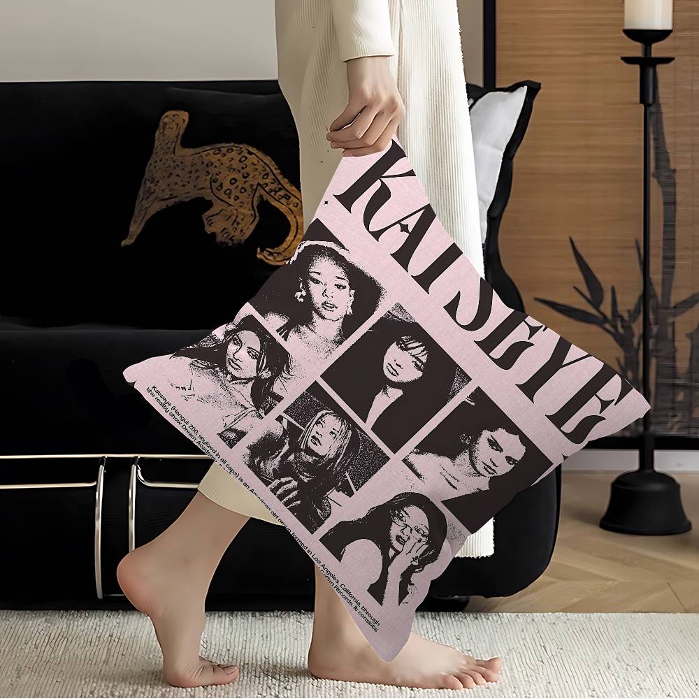 Band K-Katseye Pillow Anime Pillow Sofa Bed Head Pillow Cover Cushion Cover 45X45 Cm Fashion