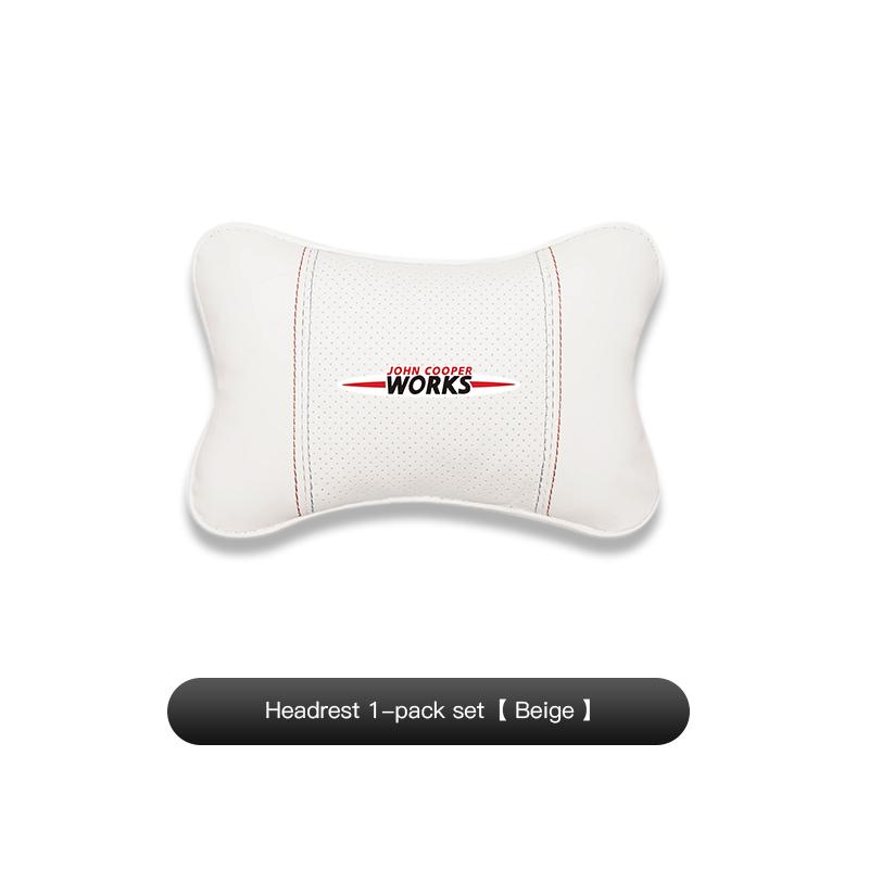 

Car Headrest/Lumbar Support Auto Neck Pillow Waist Cushion For MINI WORKS Cabrio Coopers Countryman Aceman Clubman Coupe Paceman